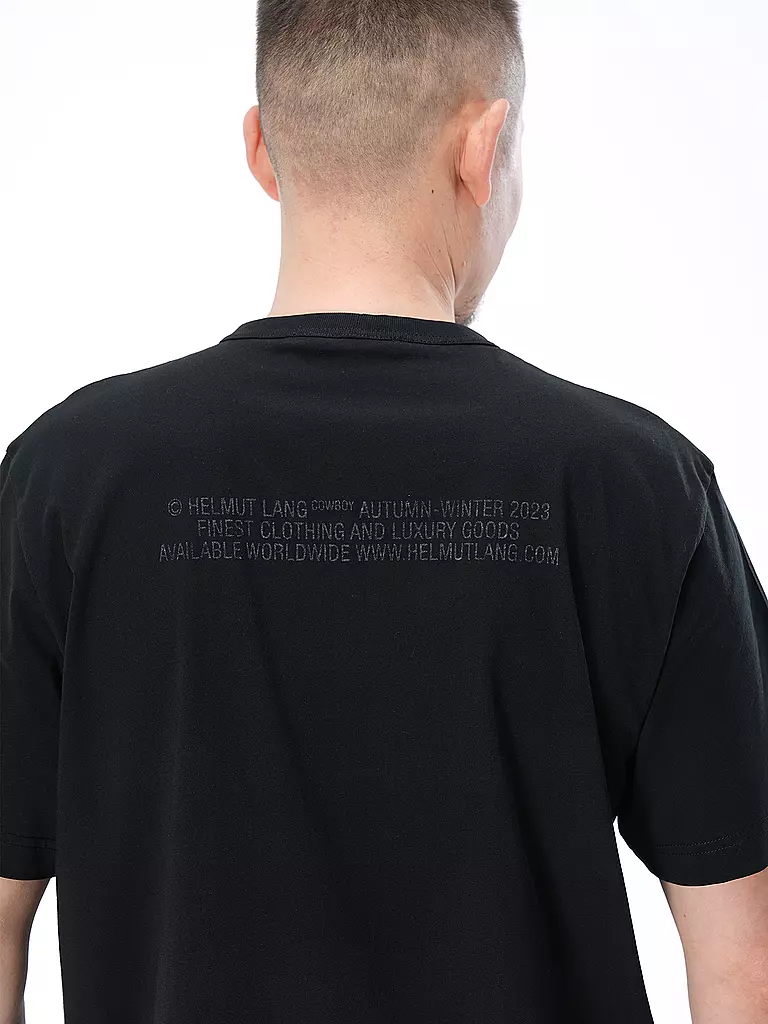 HELMUT LANG | T-Shirt COWBOY TECHNO | schwarz