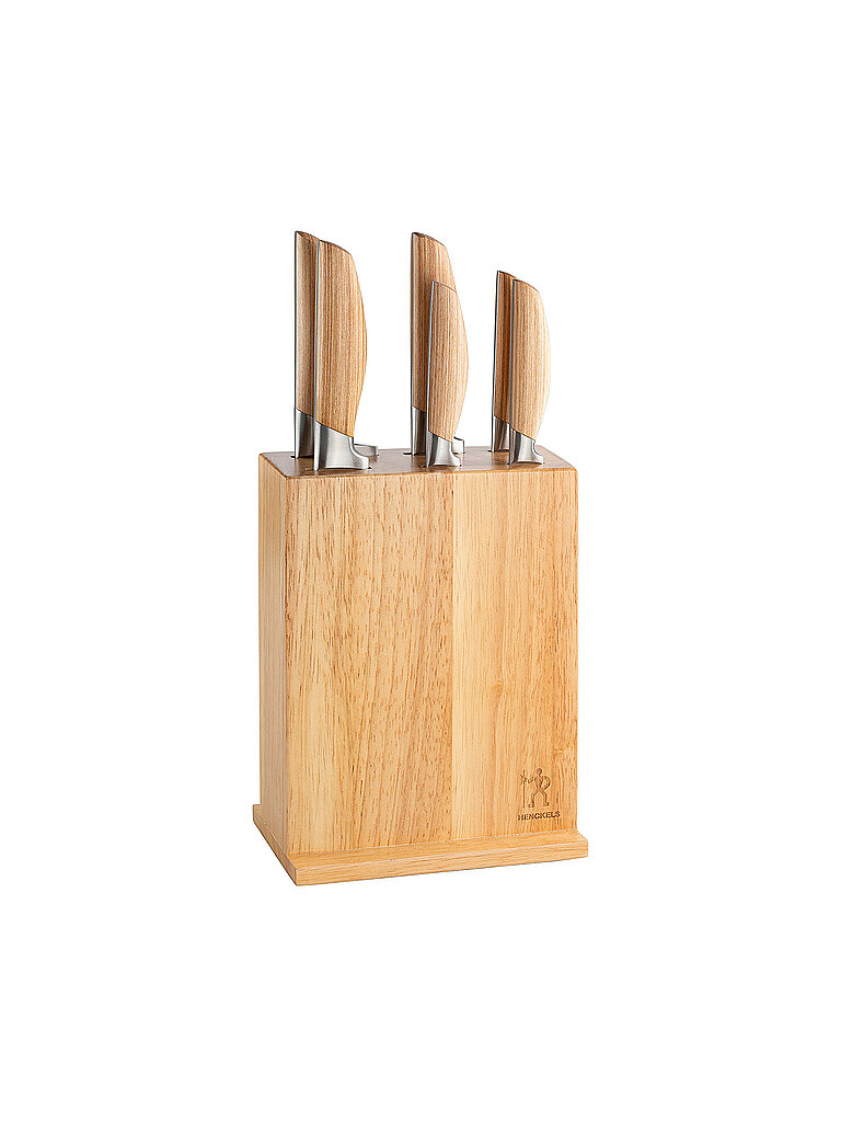 HENCKELS BY ZWILLING Messerblock PAKKA 7tlg. Pakkaholz hellbraun