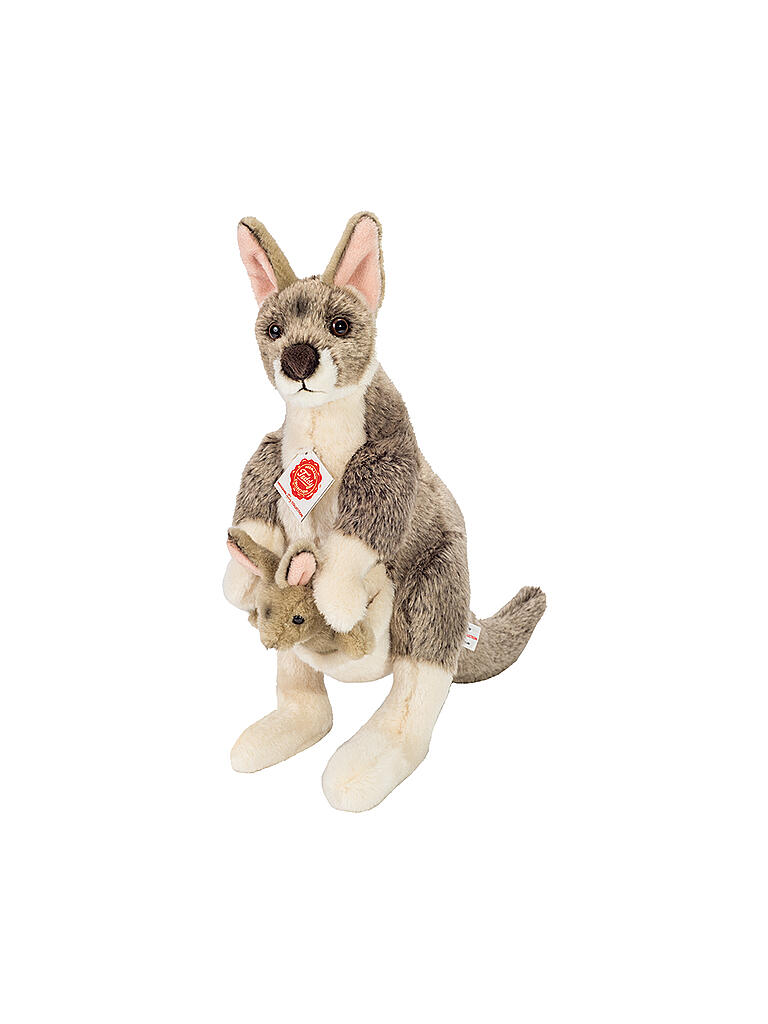 HERMANN TEDDY | Plüschtier - Känguru mit Baby 33cm | keine Farbe