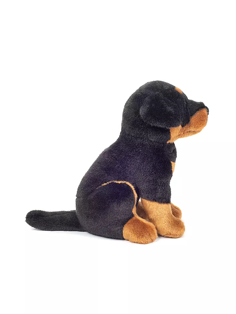 HERMANN TEDDY | Plüschtier - Rottweiler sitzend 30cm | braun