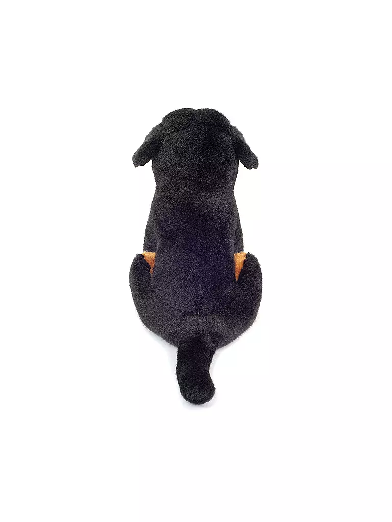 HERMANN TEDDY | Plüschtier - Rottweiler sitzend 30cm | braun