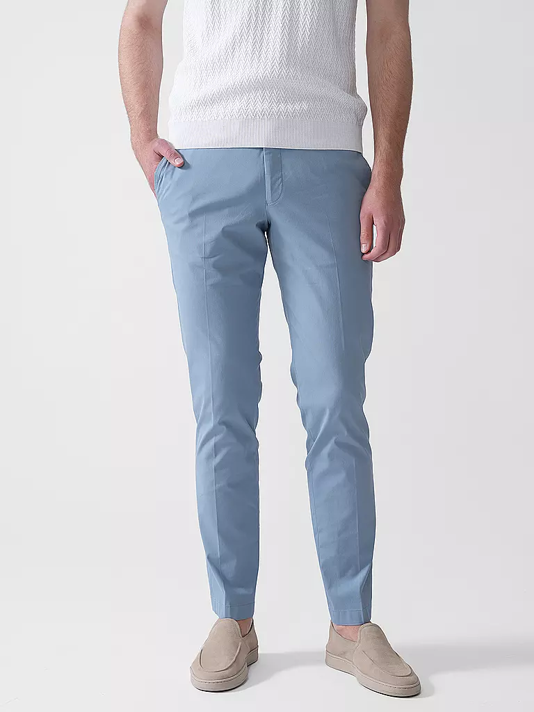 HILTL | Chino Slim Fit TARENT | hellblau