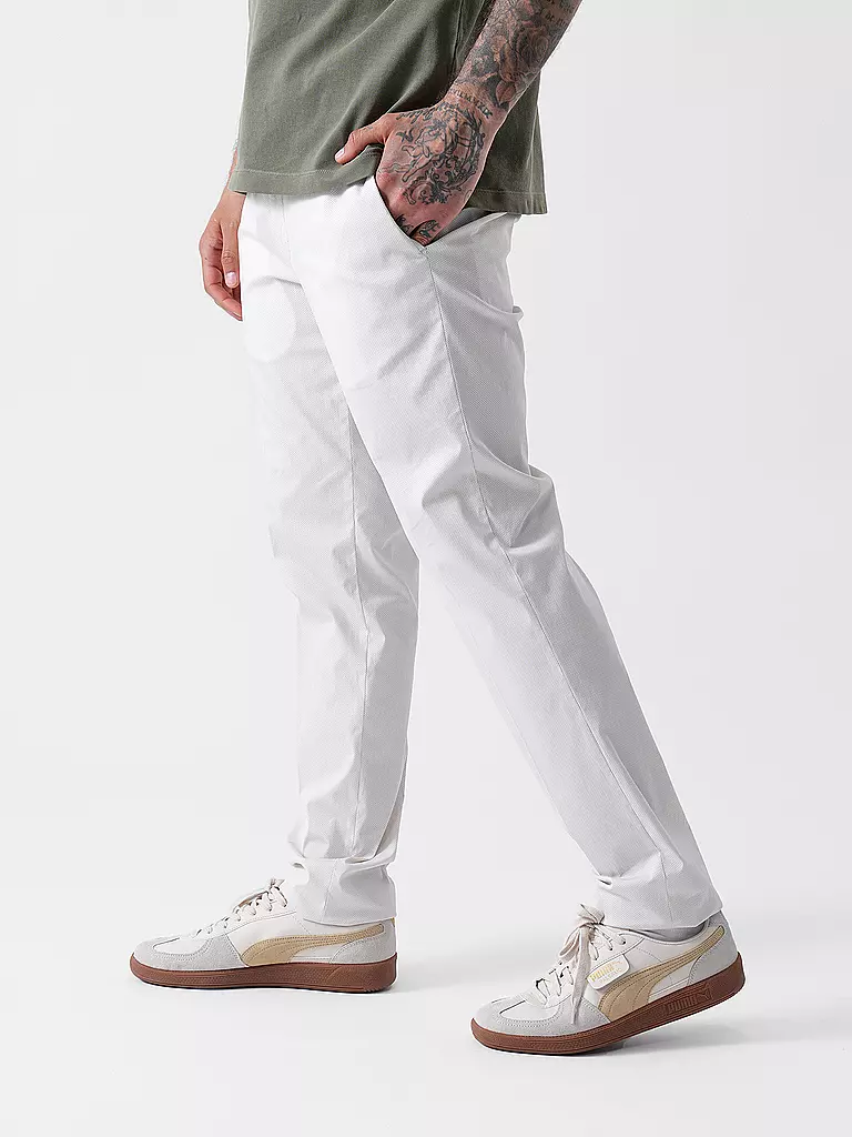 HILTL | Chino Slim Fit TARENT | weiss