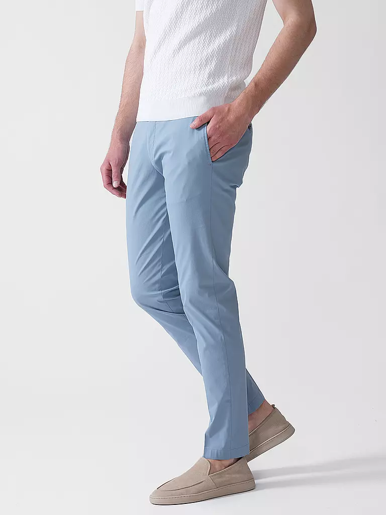HILTL | Chino Slim Fit TARENT | hellblau