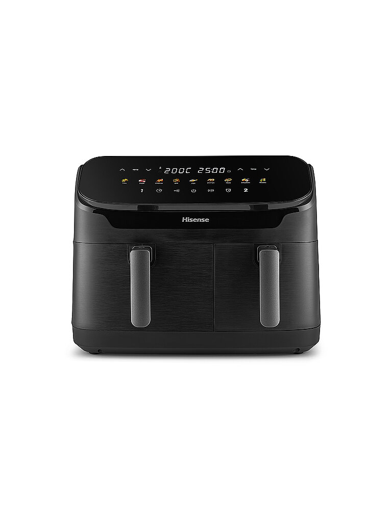 HISENSE Heißluftfritteuse  DOUBLE-HEATER/ 11l  schwarz