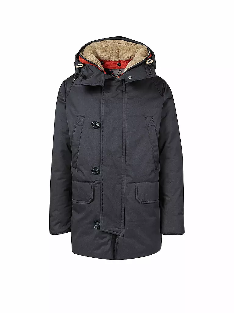 HOLUBAR | Parka mit Steiff-Teddyfutter "Boulder" | blau