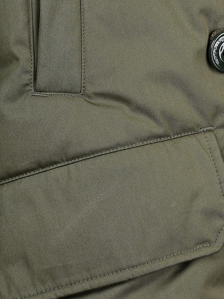 HOLUBAR | Parka mit Steiff-Teddyfutter "Boulder" | olive