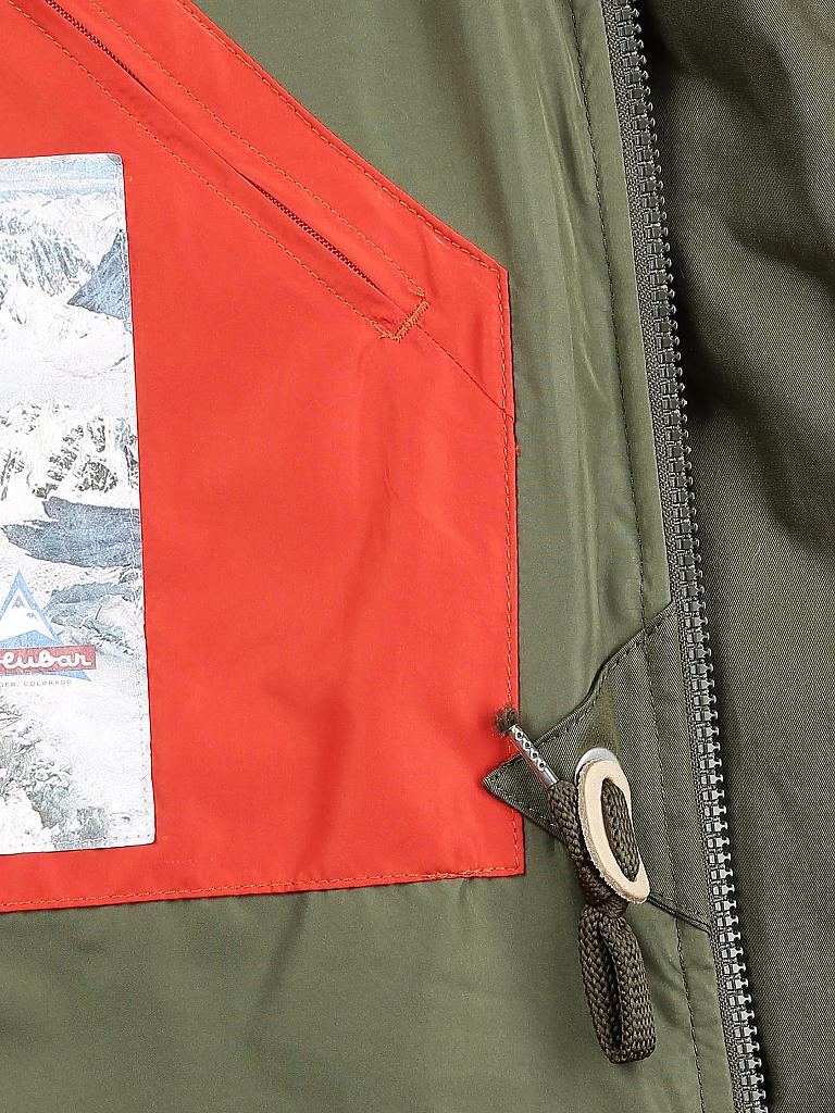 HOLUBAR | Parka mit Steiff-Teddyfutter "Boulder" | olive