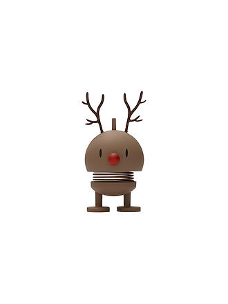 HOPTIMIST | Dekofigur Soft Reindeer Bumble 9,5cm Chocolate