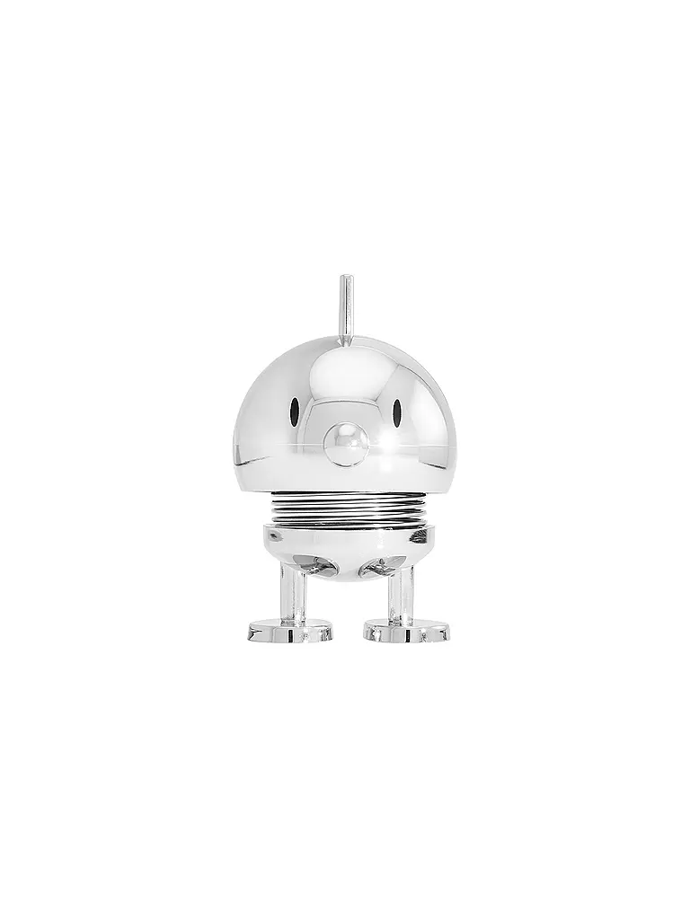 HOPTIMIST | Dekofigur Classic Bumble 7,6cm Chrome | Silber
