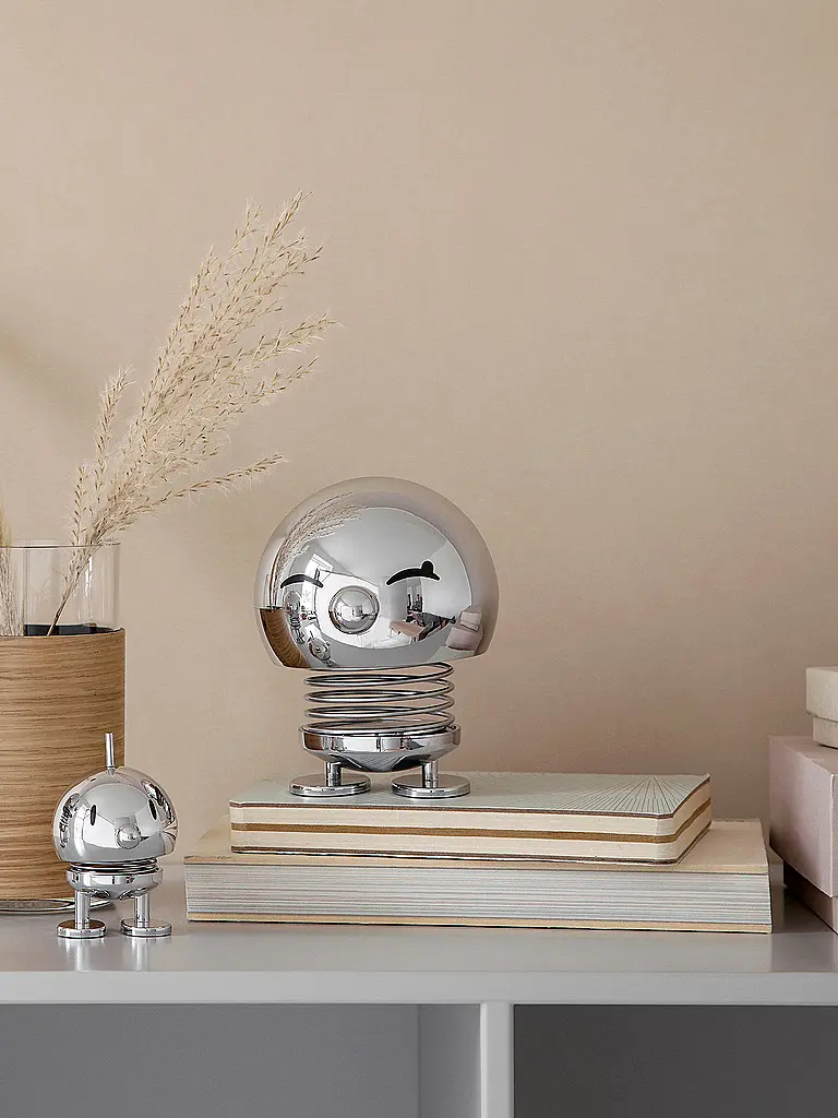 HOPTIMIST | Dekofigur Classic Bumble 7,6cm Chrome | Silber