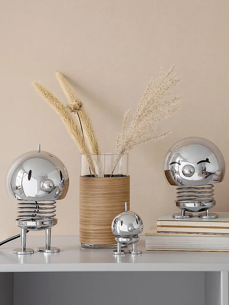 HOPTIMIST | Dekofigur Classic Bumble 7,6cm Chrome | Silber