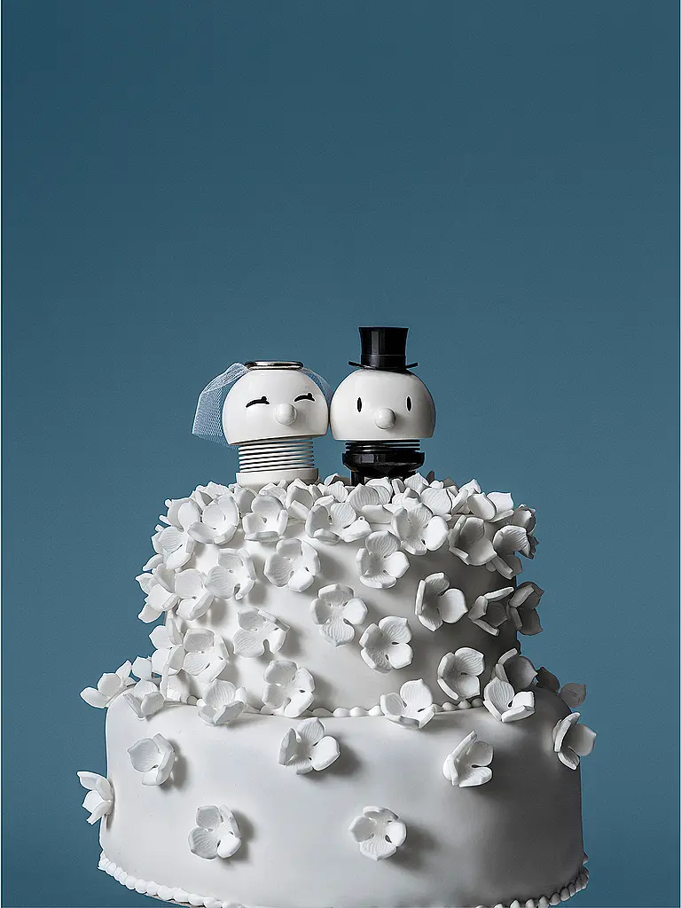 HOPTIMIST | Dekofigur Hochzeitsbräutigam Schwarz | 