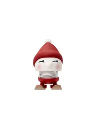 HOPTIMIST | Dekofigur Soft Bimble Skiing 7,2cm Berry | Rot