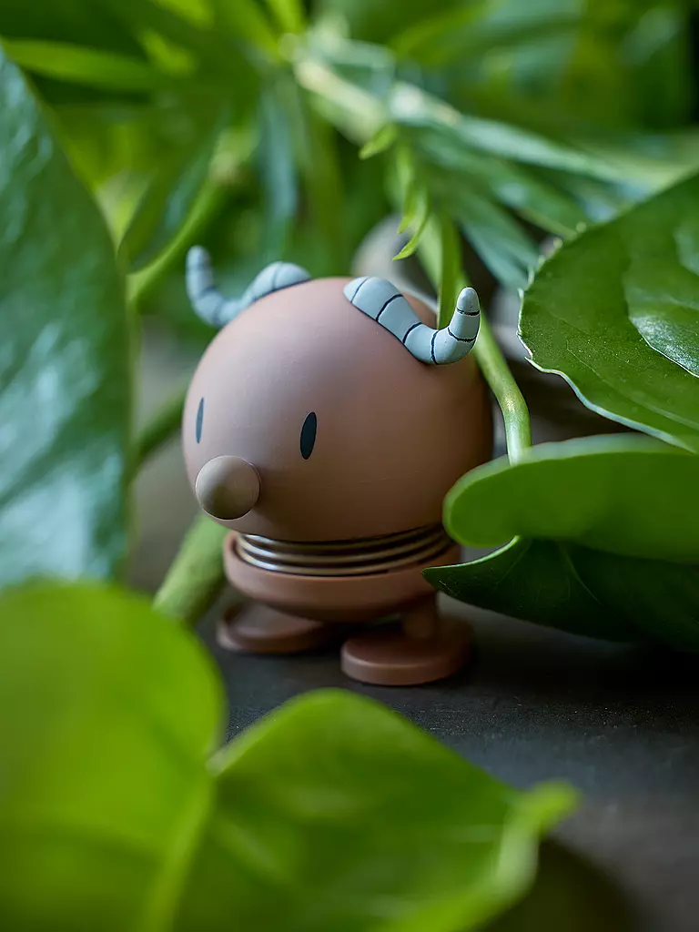 HOPTIMIST | Dekofigur Soft Buffalo 7,6cm Brown  | braun
