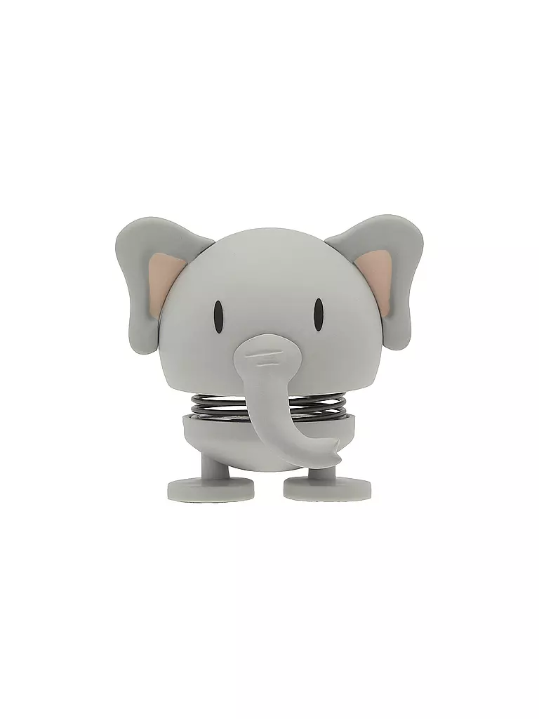 HOPTIMIST | Dekofigur Soft Elephant 7,6cm Grey | hellgrau
