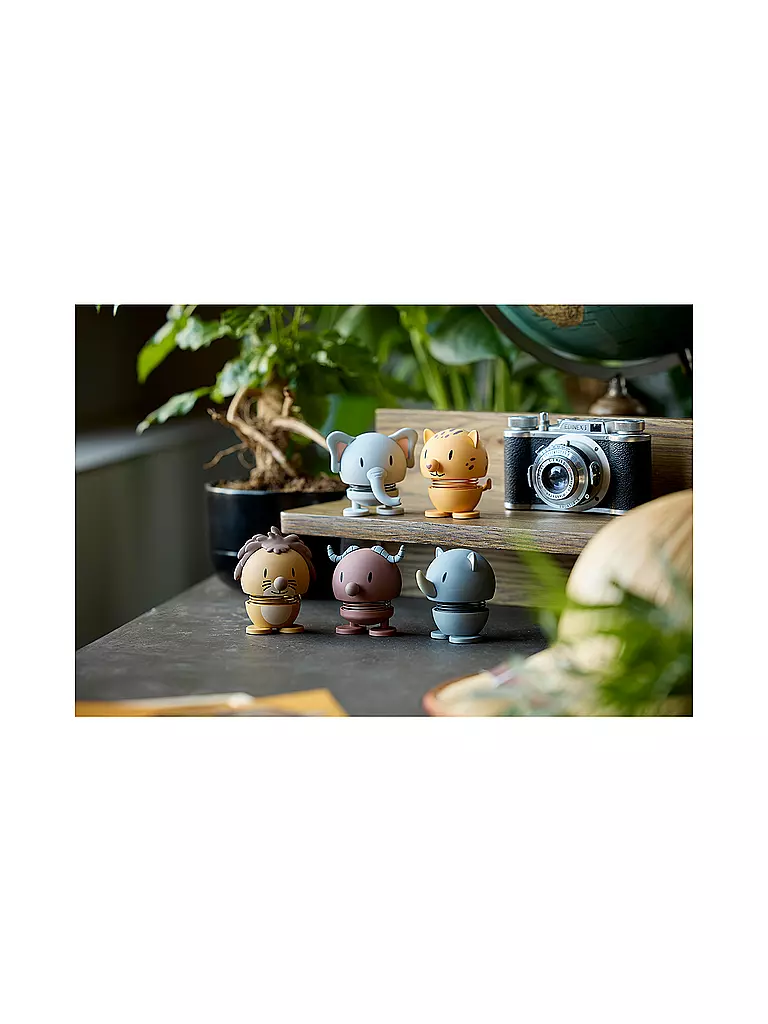 HOPTIMIST | Dekofigur Soft Elephant 7,6cm Grey | hellgrau