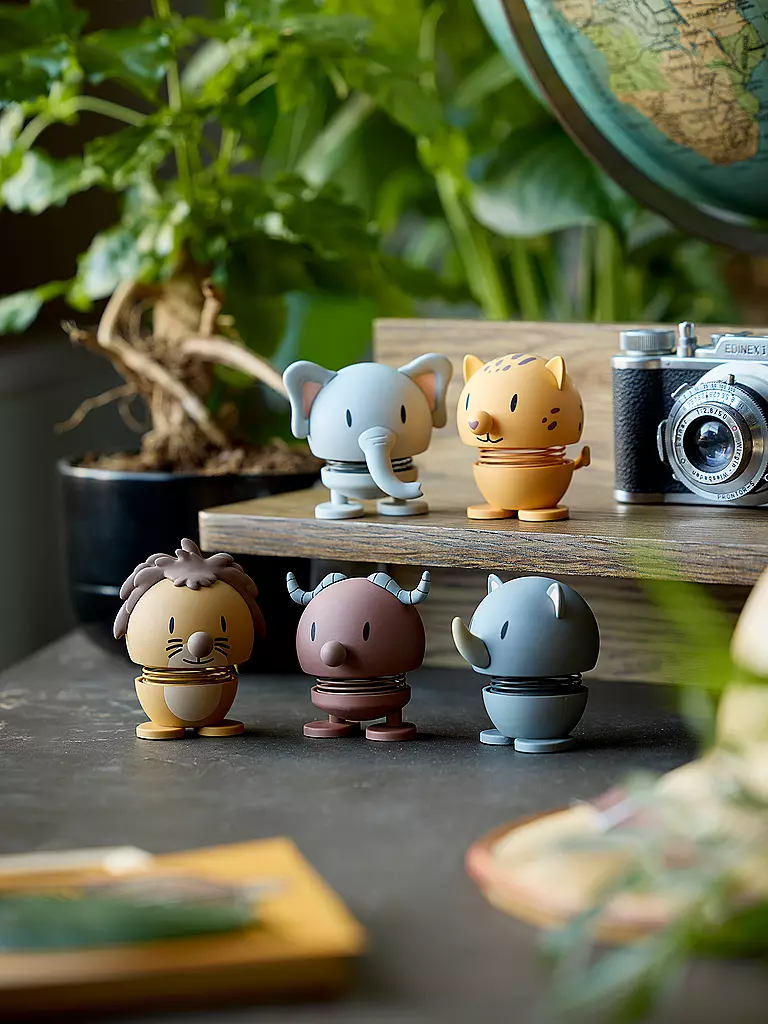 HOPTIMIST | Dekofigur Soft Elephant 7,6cm Grey | hellgrau