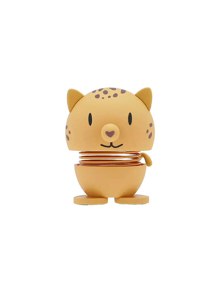 HOPTIMIST | Dekofigur Soft Leopard 7,6cm Yellow | orange