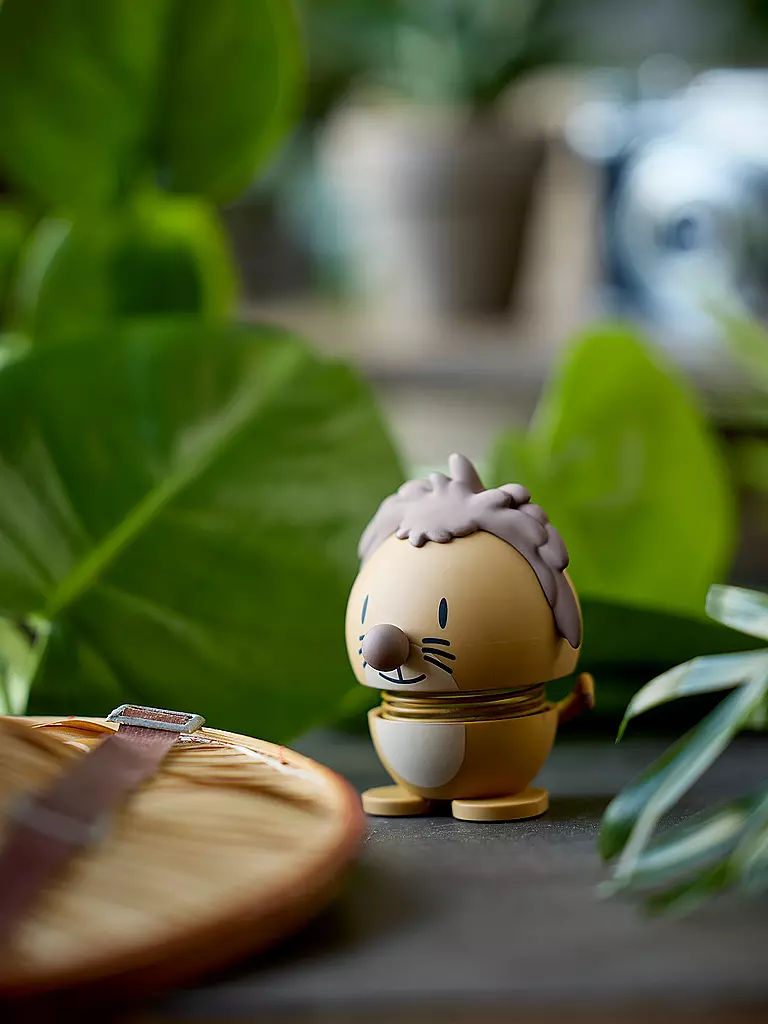 HOPTIMIST | Dekofigur Soft Lion 7,6cm Orange  | hellbraun