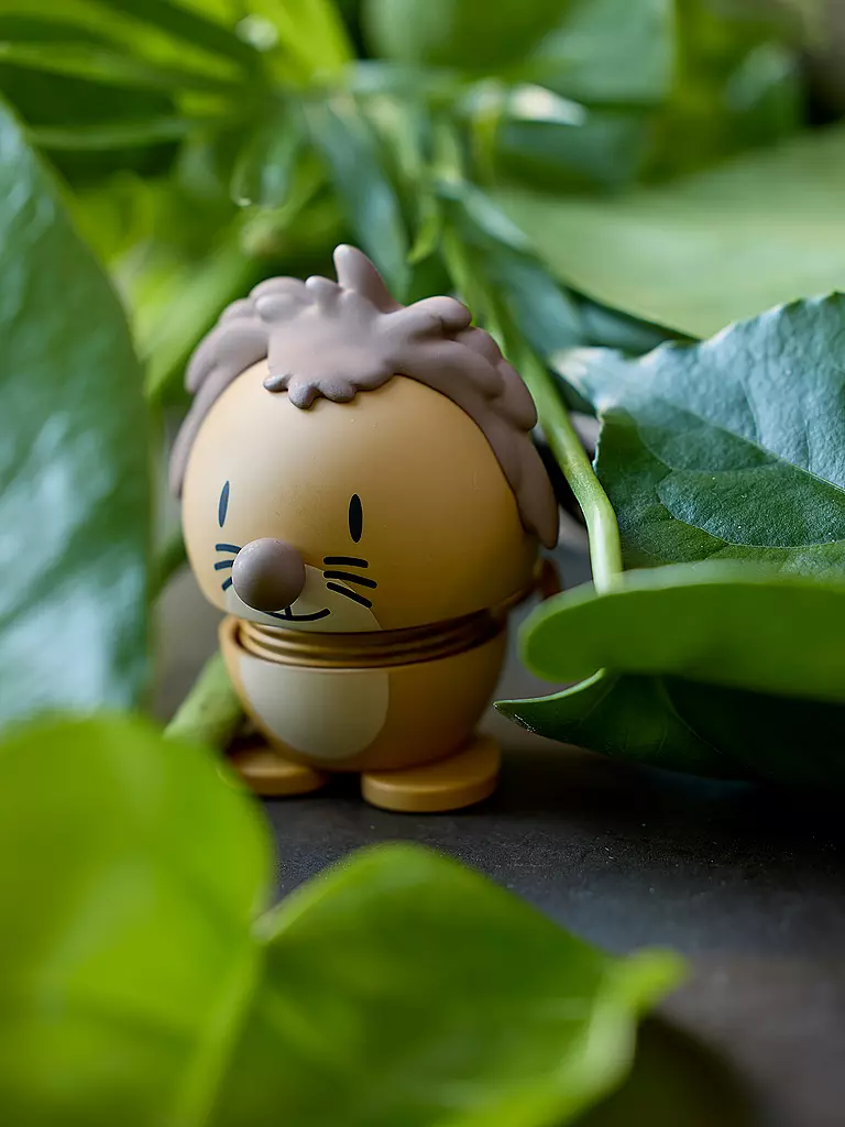 HOPTIMIST | Dekofigur Soft Lion 7,6cm Orange  | hellbraun