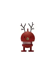 HOPTIMIST | Dekofigur Soft Reindeer Bumble 9,5cm Chocolate | Rot
