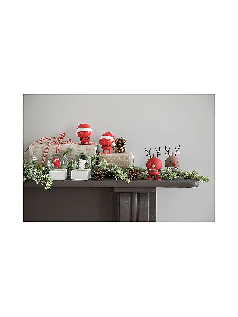 HOPTIMIST | Dekofigur Soft Reindeer Bumble 9,5cm Chocolate | camel