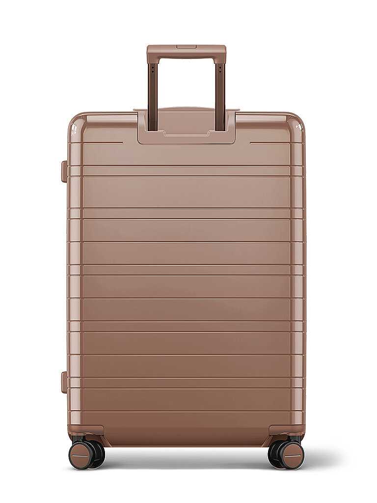 Trolley H7 RE Check-In Reisekoffer 77cm glossy mocha hellbraun baby
