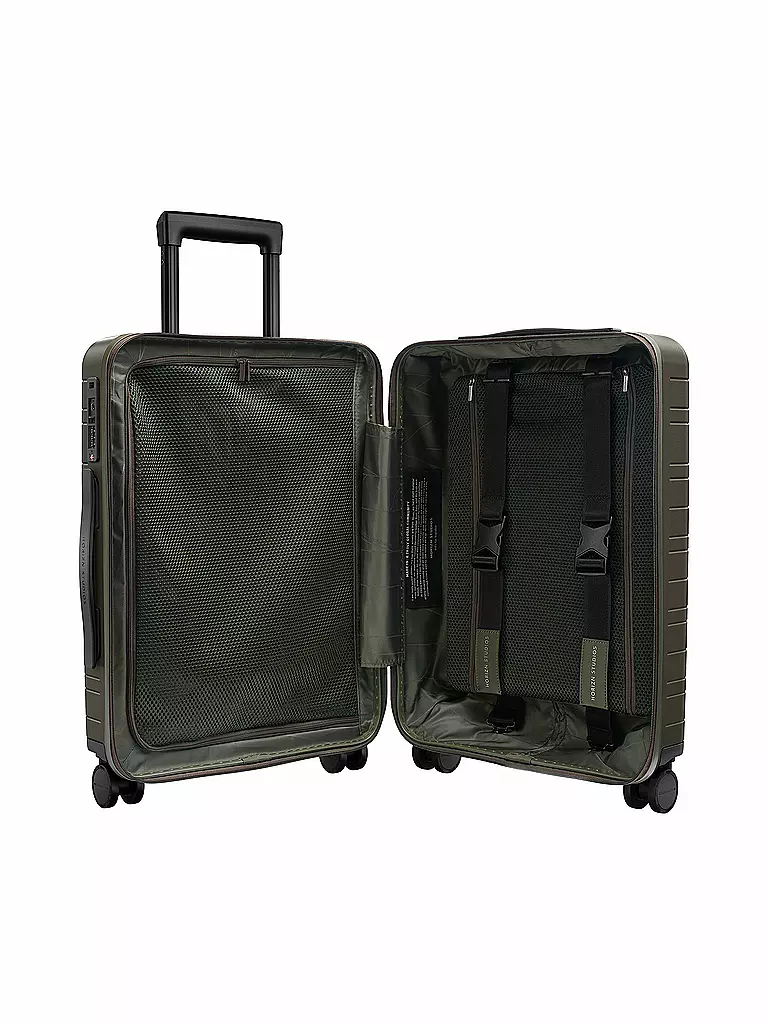 HORIZN STUDIOS | Check-In Trolley "H6" 64cm (Dark Olive) | olive