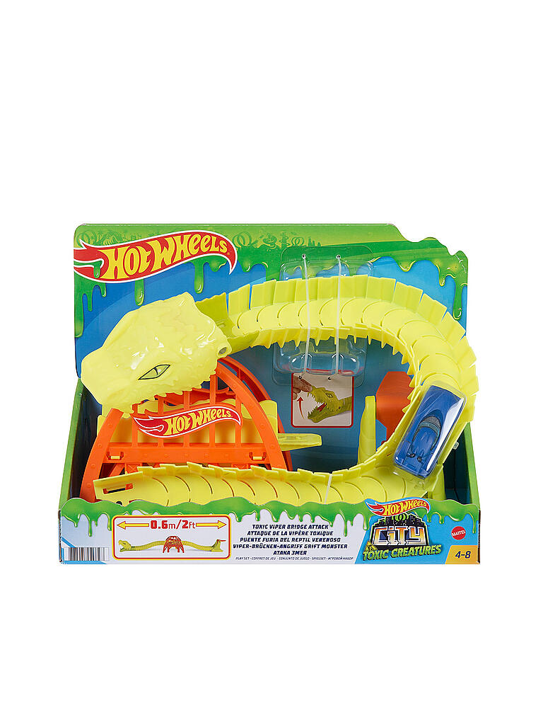 HOT WHEELS | City Giftige Brücken-Attacke Spielset | keine Farbe