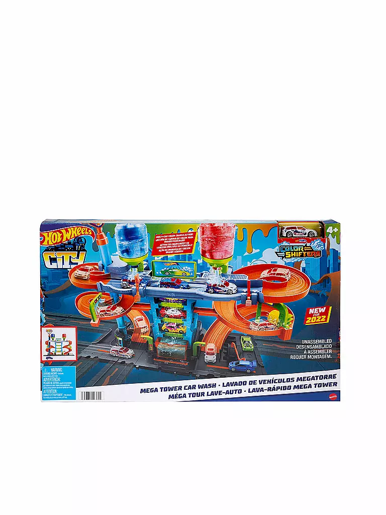 HOT WHEELS | City Mega Turm-Autowaschanlage | keine Farbe