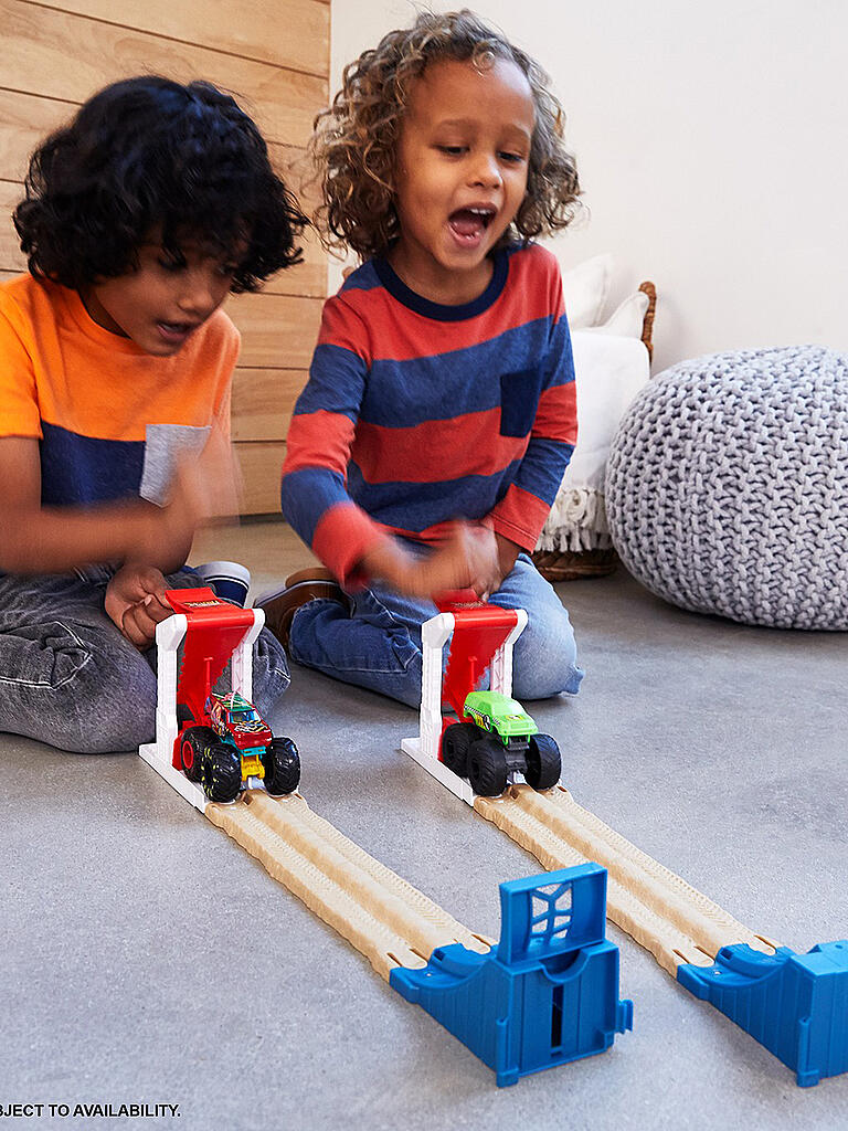 HOT WHEELS | Monster Trucks Doppel-Rampe Spielset | keine Farbe