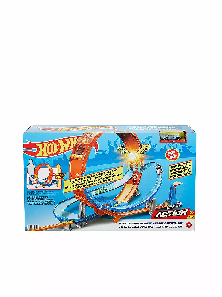 HOT WHEELS | Riesen Looping-Crash Trackset | keine Farbe