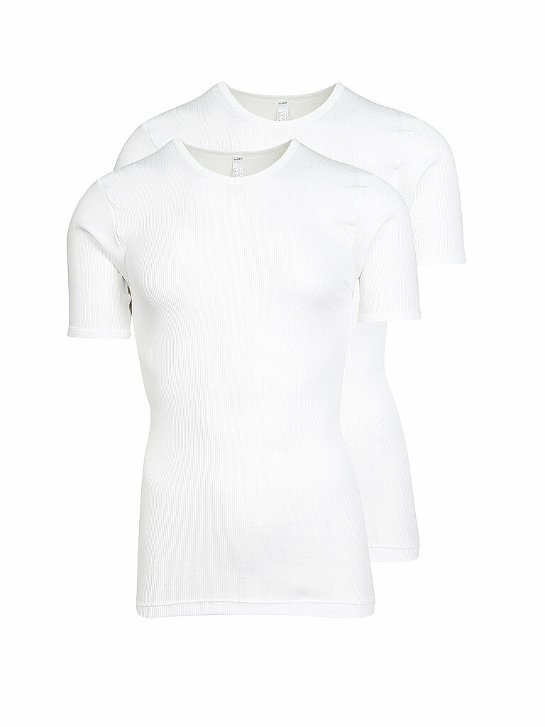 HUBER T-Shirt 2-er Pkg. weiss | M