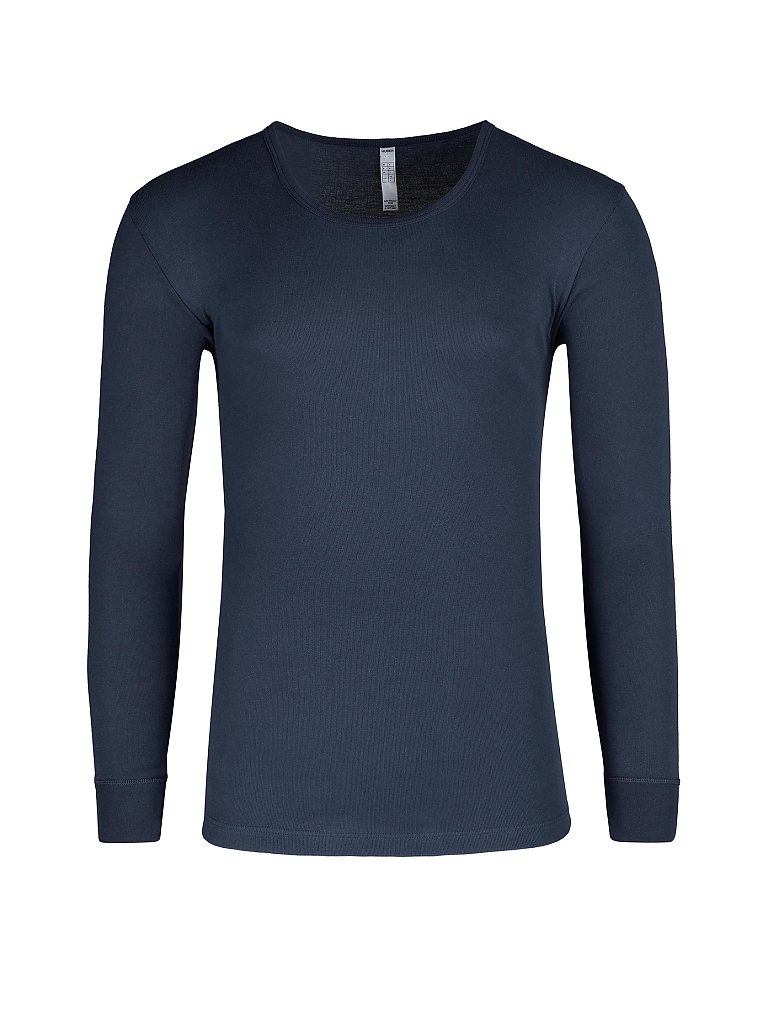 Langarmshirt Comfort (Marine) blau M herren