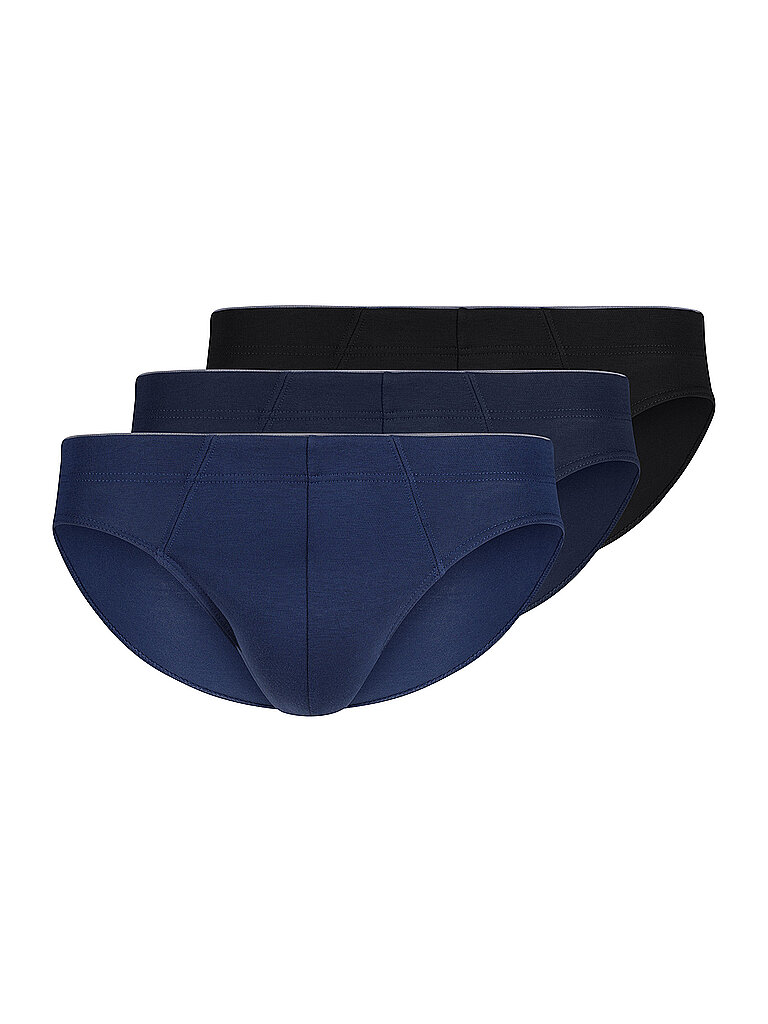HUBER Brasil Slip 3er Pkg. blue black selection  blau | M