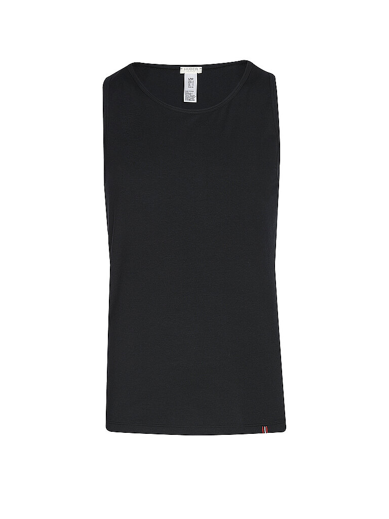 Unterhemd black schwarz M herren