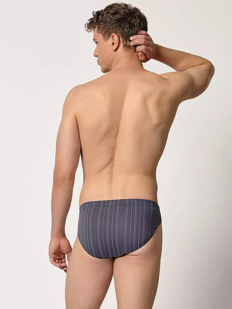 HUBER | Brasil Slip 2er Pkg. almost stripeselection | dunkelblau