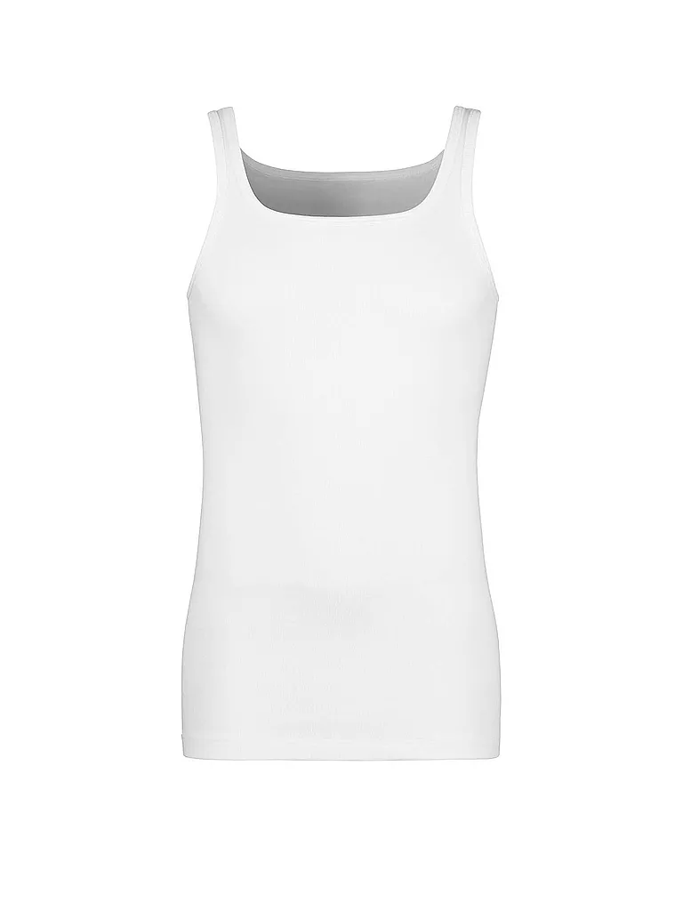 HUBER | Trägershirt - Unterhemd  "Comfort" (Weiß) | weiss