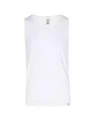HUBER | Unterhemd black | weiss