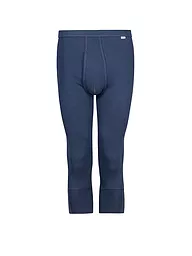 HUBER | Unterhose 3/4 "Comfort" (Weiß) | blau