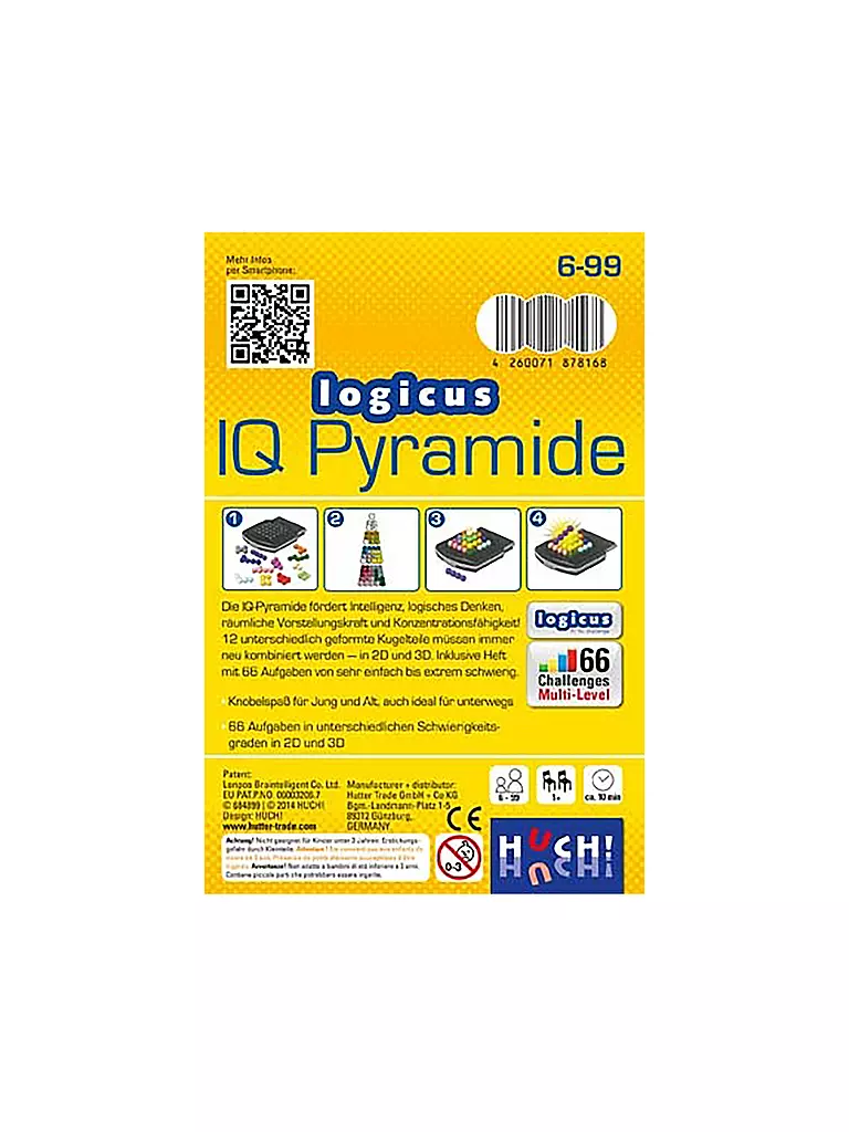 HUCH | IQ Pyramide | keine Farbe