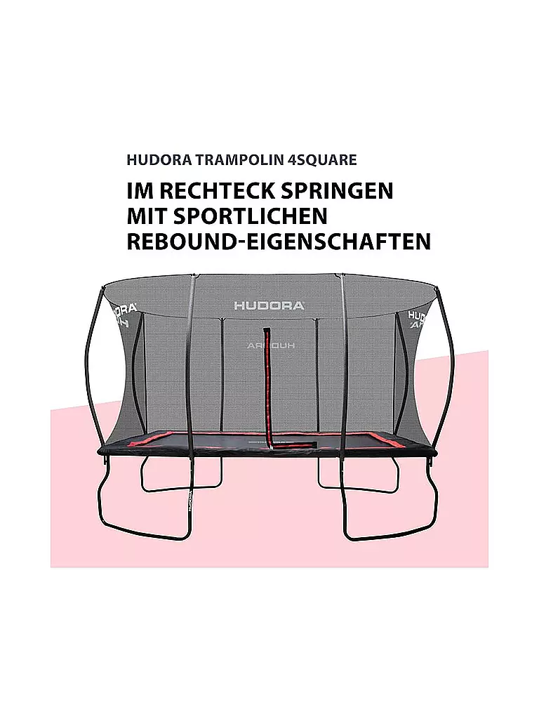 HUDORA | Trampolin 4square 244 x 366 cm | keine Farbe