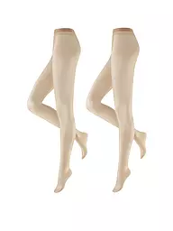 HUDSON | Feinstrumpfhose SIMPLY SHINE 15 2-er Pkg black | beige