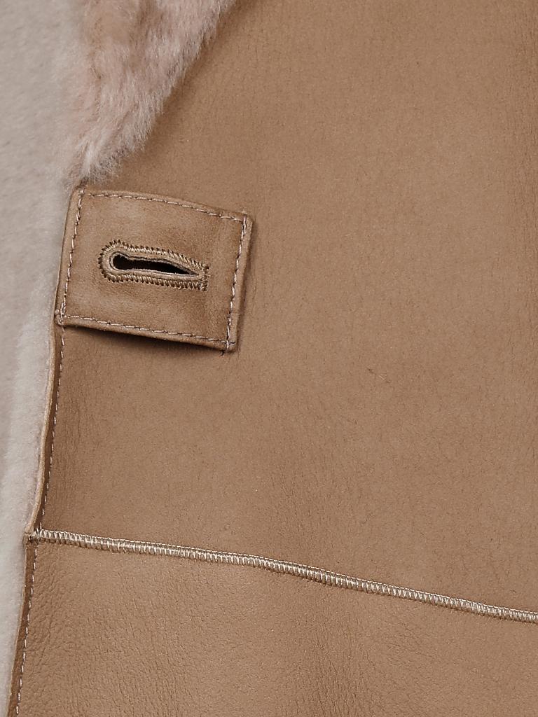 HUGO BOSS | Lammfellmantel "Soby" | braun