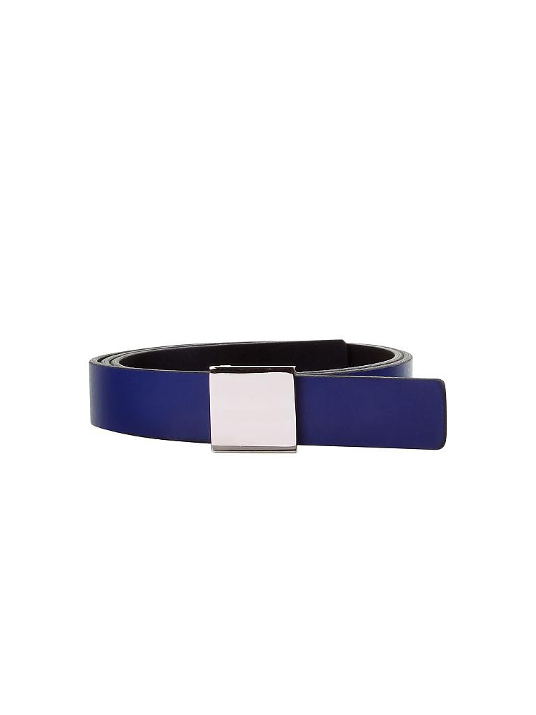 HUGO BOSS | Leder-Wendegürtel | blau