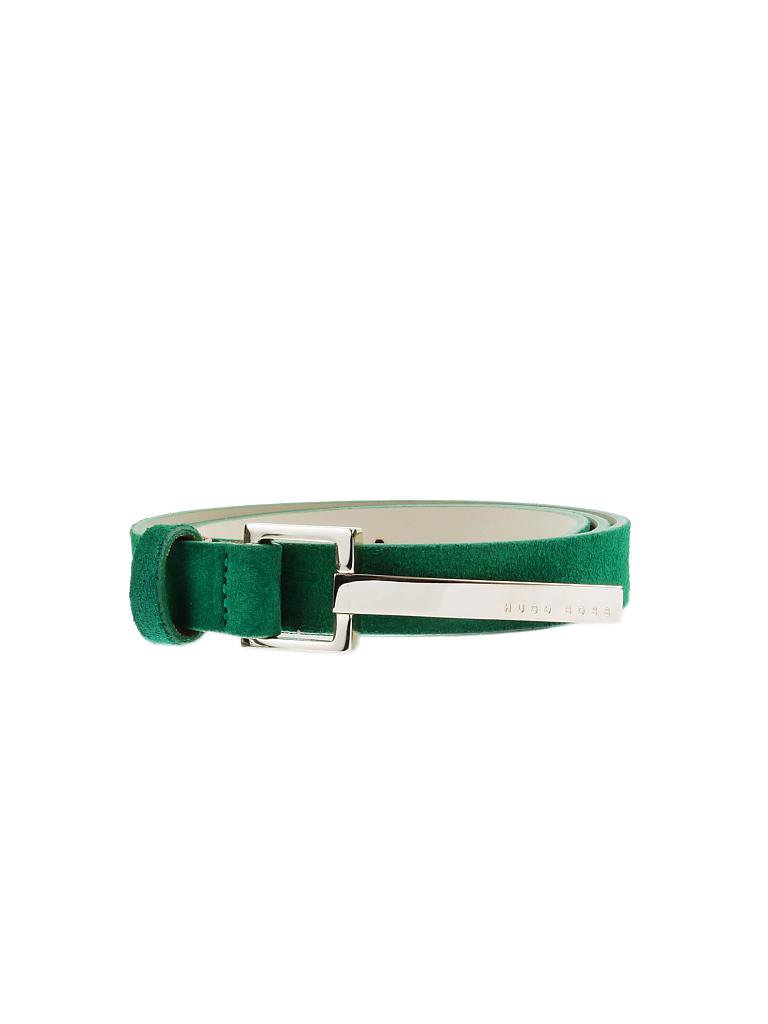 HUGO BOSS | Ledergürtel "Cleopatra" | grün