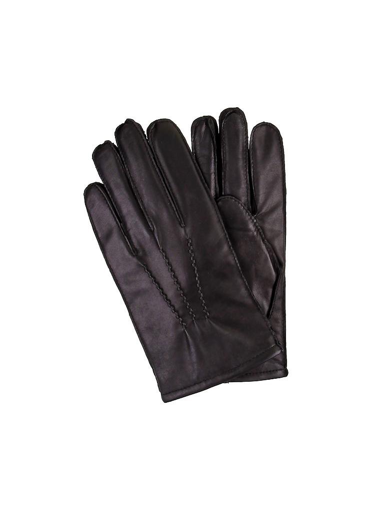 HUGO BOSS | Lederhandschuhe "Haindt" | schwarz