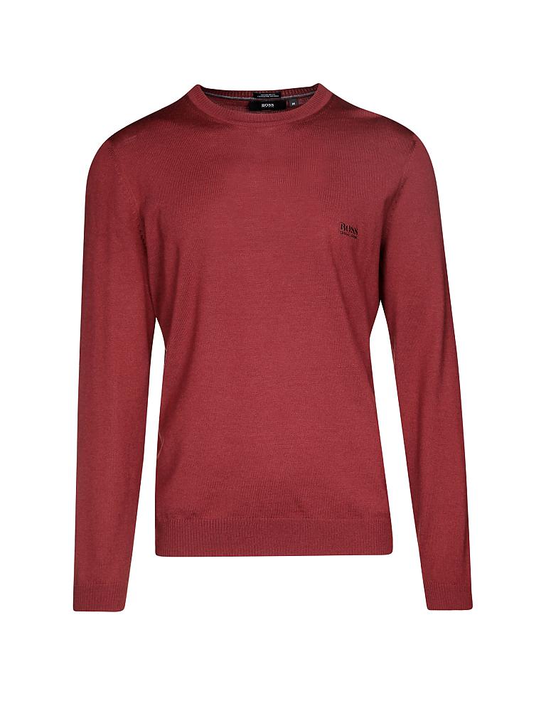HUGO BOSS | Pullover Regular-Fit "Bagritte" | rot