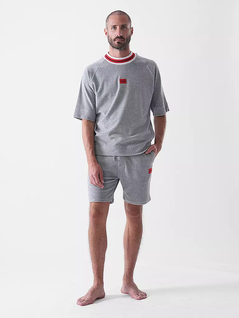 HUGO |  Loungewear Shorts JAXON | hellgrau